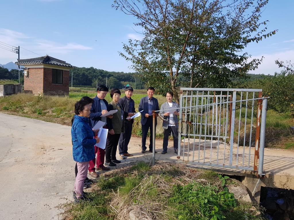 건설교통 분과위원회 현장활동