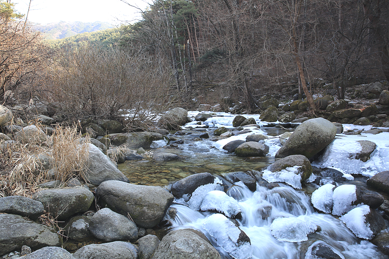 구룡계곡 봄이 오는 풍경