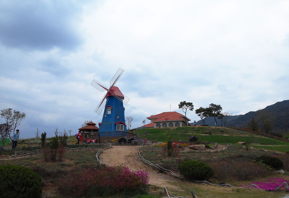 지리산 바래봉 철쭉제 행사장