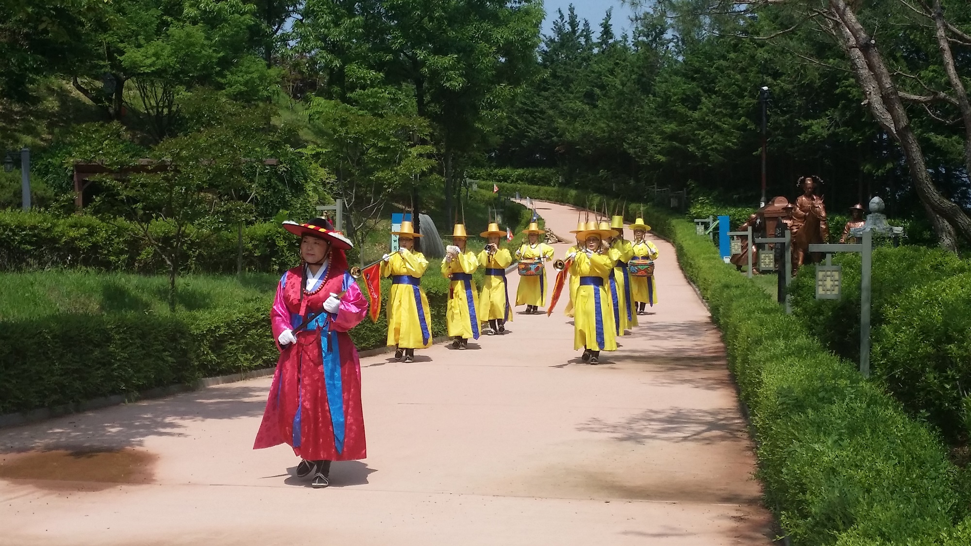 춘향테마파크 취타대 공연