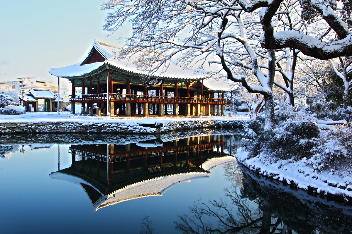 광한루원의 겨울