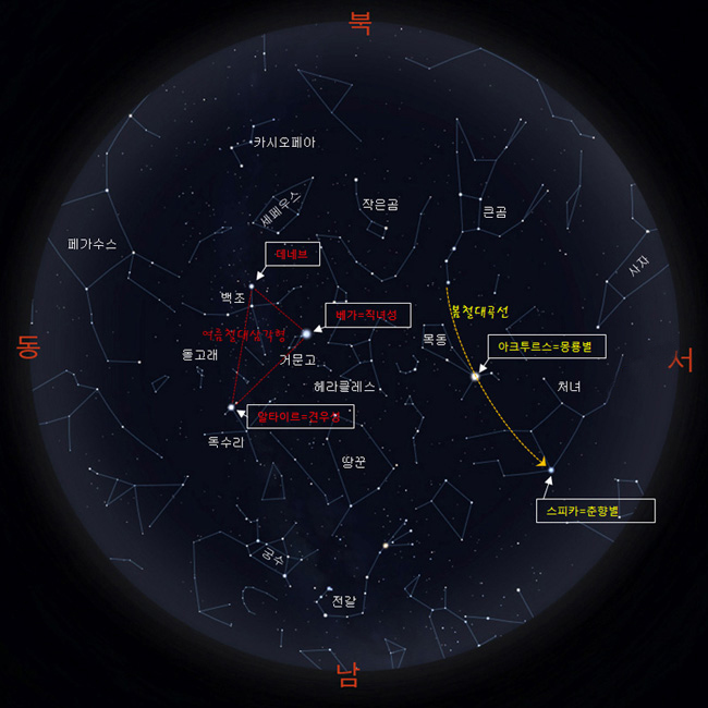 8월 별자리