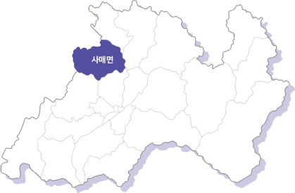 사매면 지도상 위치